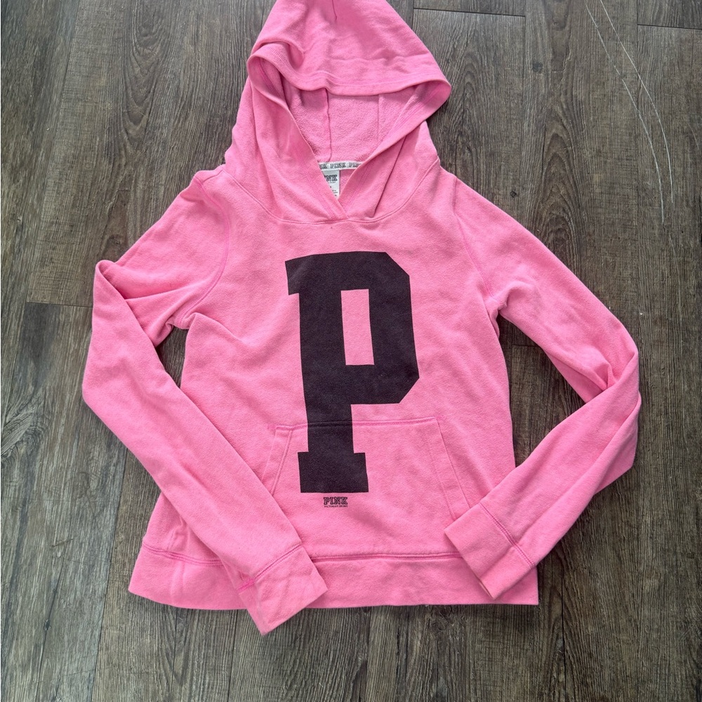 Victoria's Secret Pink Sweater with Black Lettering